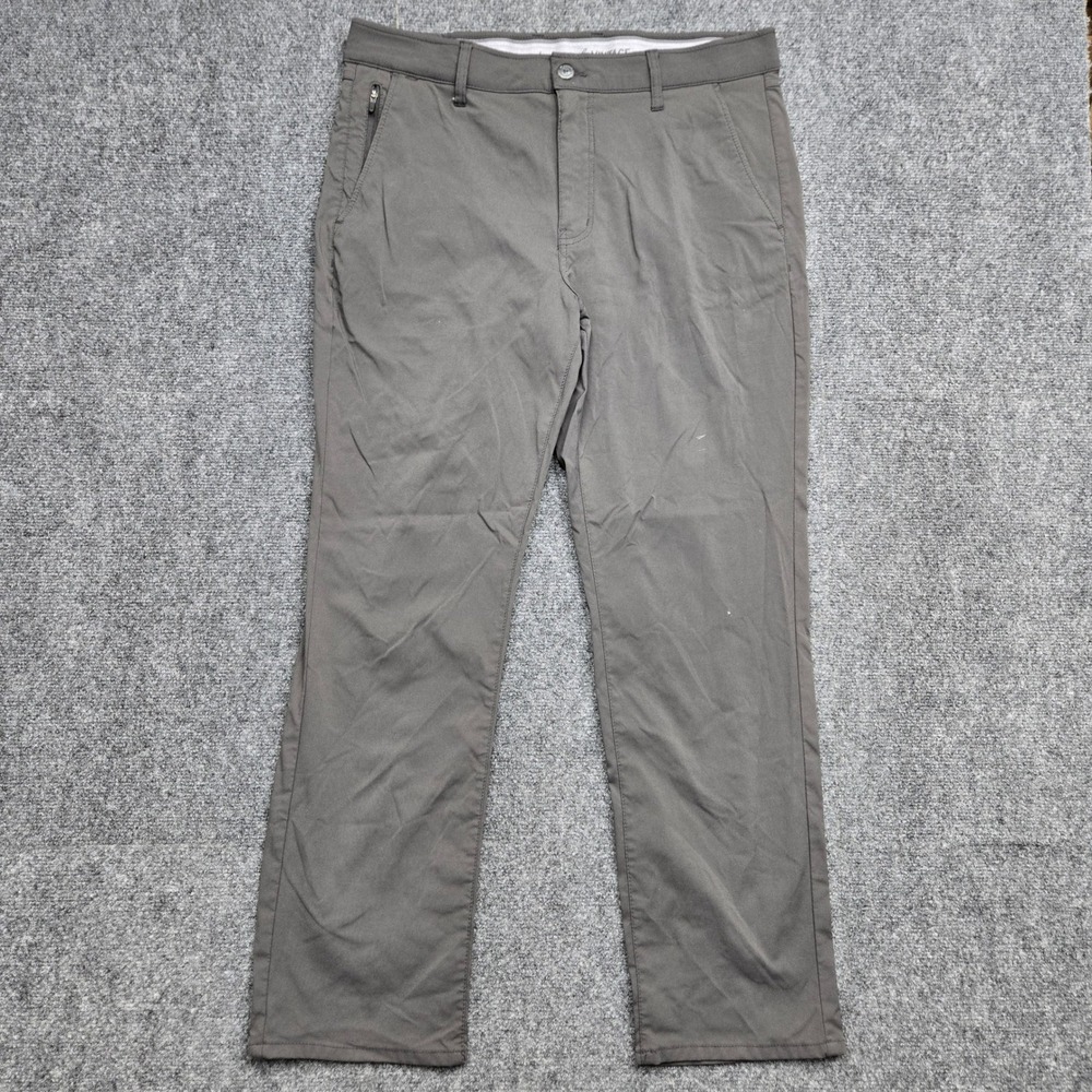 Weatherproof Vintage Mens Size 36x30 Regular Fit Tech Pants Gray Stretch Nylon